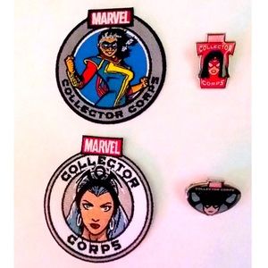 Marvel Corps Women of Marvel Patches and Pins
